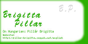 brigitta pillar business card