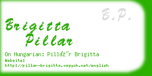 brigitta pillar business card